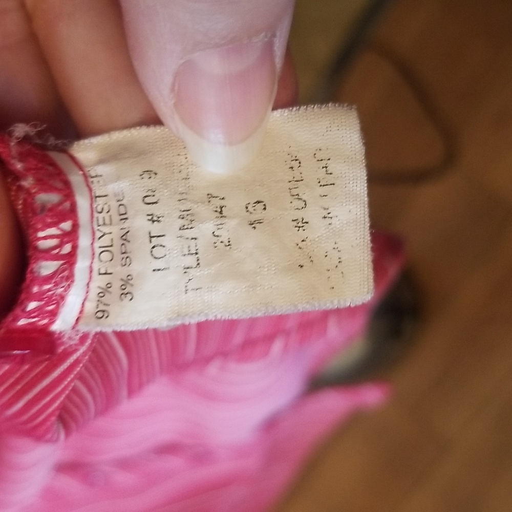 10/$10 Vintage Penningtons Red Striped Blouse 16 - Picture 2 of 6